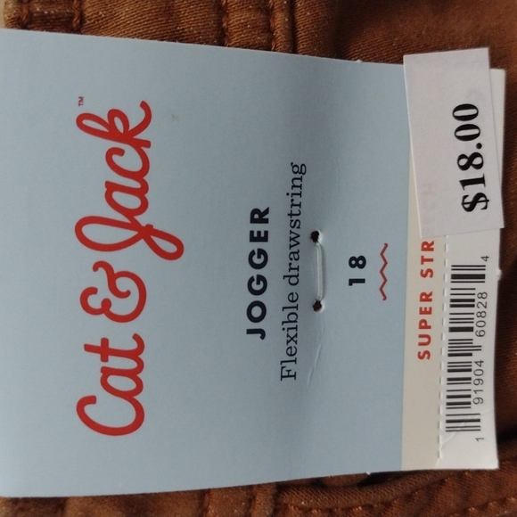 NWT Boys' Super Stretch Pull-On Jogger Pants - Cat & Jack - 18 - Picture 3 of 6